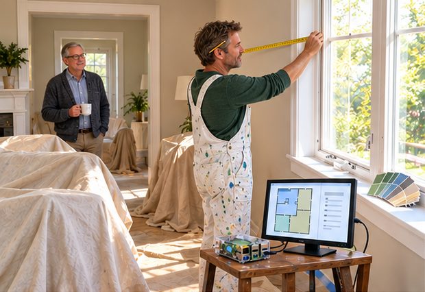 Measure the rooms